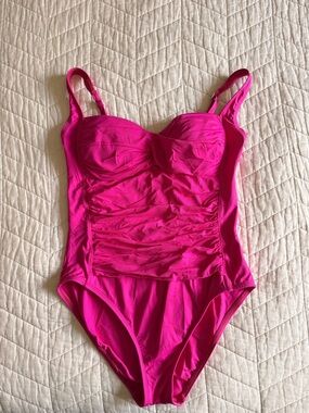 La Blanca Bright Fuchsia One-Piece Swimsuit